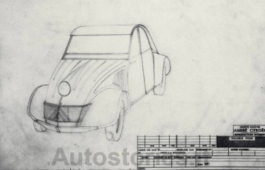 4_Progetto di Flaminio Bertoni per il cofano della 2CV.jpg